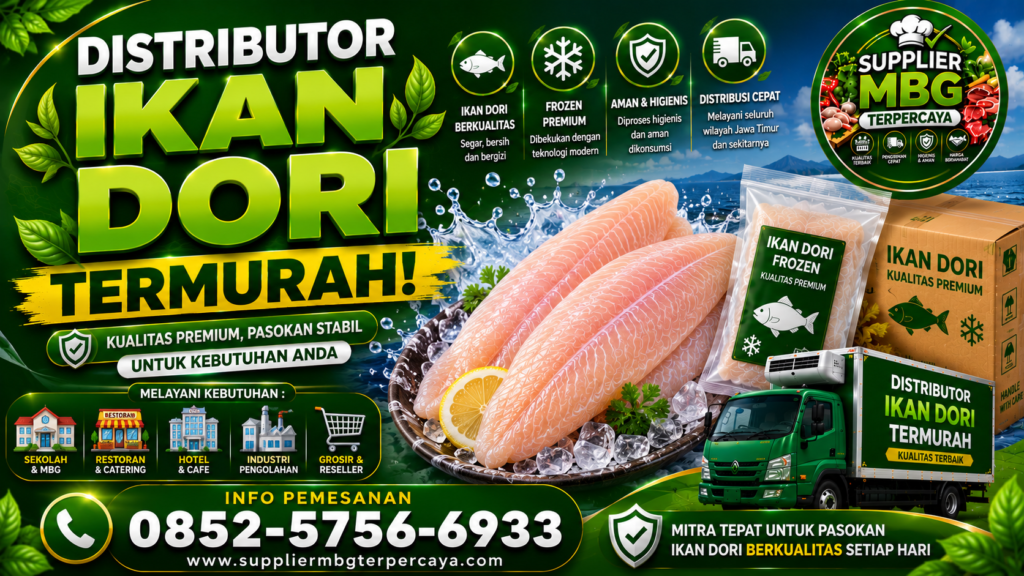 Distributor Ikan Dori, Supplier Ikan Dori Fillet, Jual Ikan Dori Fillet, Harga Ikan Dori, Glaze Ikan Dori, Glasing Ikan Dori